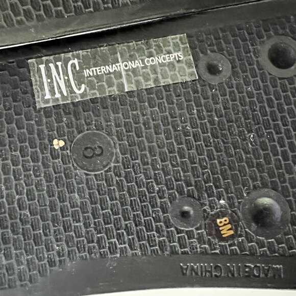 International Concepts Peymin25 Money Rhinestone Pool Slides Sz 8 - Picture 9 of 11